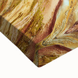 Black and white landscape art painting of a Peruvian scenery on stretched canvas, suitable for bedroom wall decor.