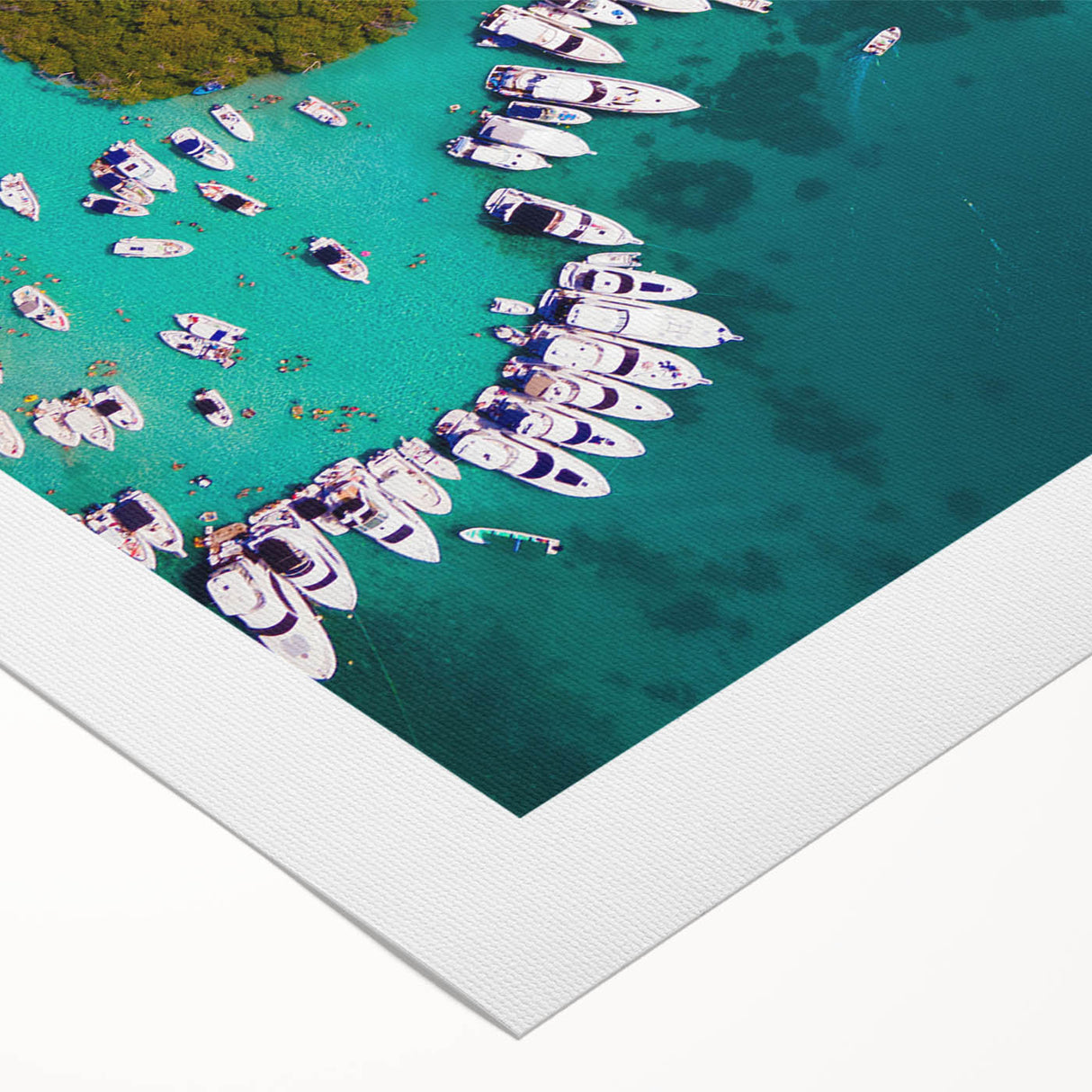 Art deco poster of a Venezuelan landscape on rolled canvas, featuring muted earth tones, ideal for dining room decor.