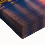 Large art of an Alabama landscape in black and white on stretched canvas, ideal for bedroom wall decor.