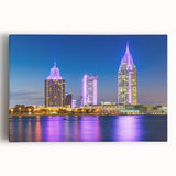 Black and white photo of Alabama scenery on large stretched canvas, ideal for kitchen wall art.