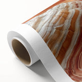 Art deco poster of Arizona's Coyote Buttes in muted earth tones on rolled canvas, ideal for nursery wall art.