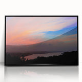 Large abstract wall art of Arkansas scenery in black and white tones, framed in acrylic, suitable for modern decor.