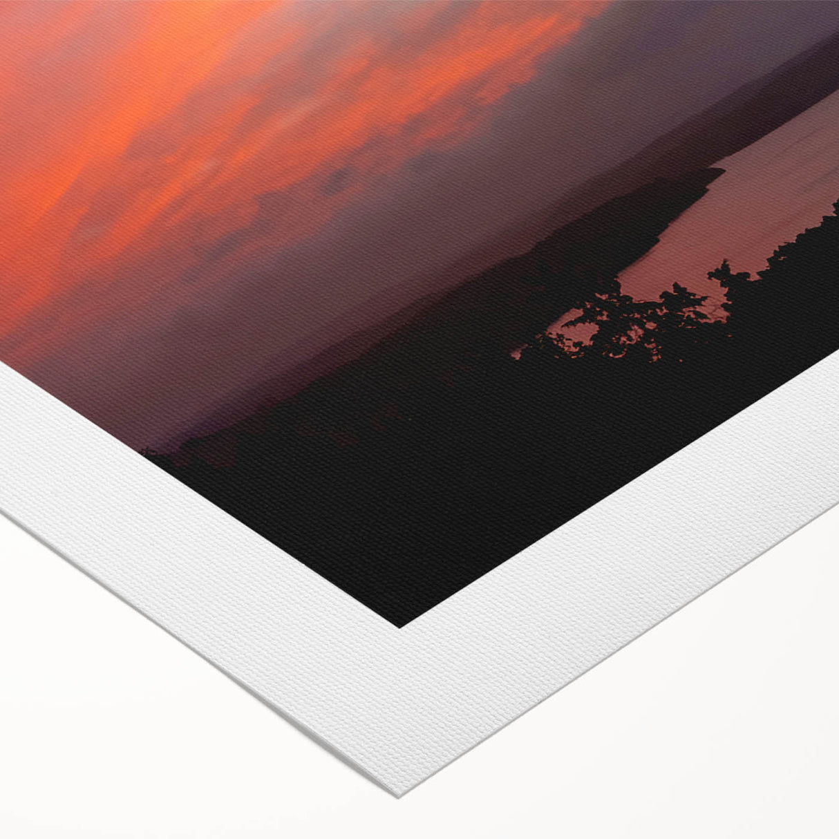 Art deco poster featuring a serene Arkansas landscape in muted earth tones on rolled canvas, suitable for dining room decor.
