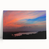 Black and white stretched canvas of Arkansas scenery, ideal for kitchen wall art or bedroom ambiance.