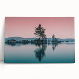 Black and white stretched canvas of Lake Tahoe scenery, ideal for kitchen wall art or bedroom ambiance.