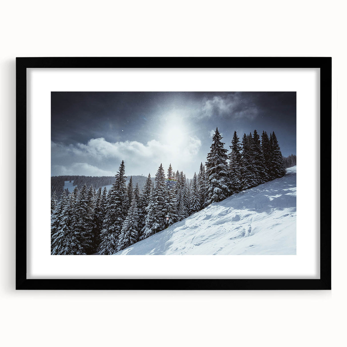 Extra large framed abstract print of colorful, textured Colorado scenery, ideal for living room decor.
