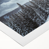 Art deco poster of Vail, Colorado, featuring muted earth tones on rolled canvas, suitable for dining room decor.