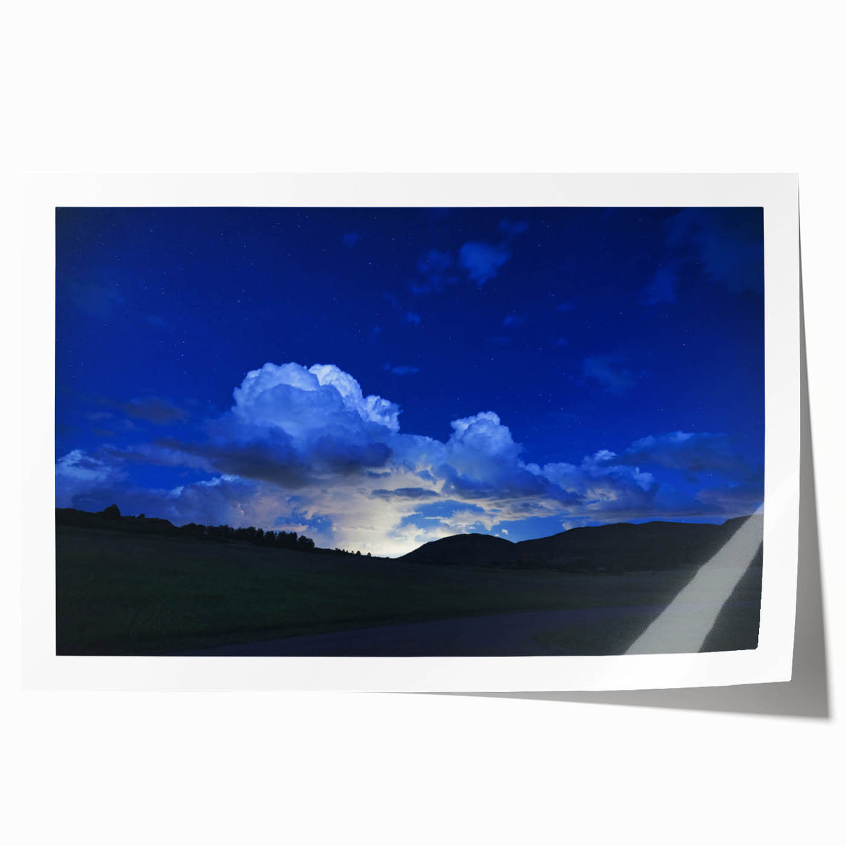 Extra large rolled print of Colorado Springs scenery in muted earth tones, ideal for dining room wall art.