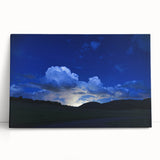 Black and white photograph of Colorado Springs on stretched canvas, suited for kitchen wall art or bedroom decor.