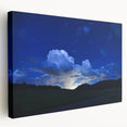 Large canvas print depicting the Colorado Springs landscape in muted earth tones, suitable for kitchen wall art.