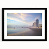 Extra large abstract art print featuring vibrant, colorful textures, ideal for living room wall decor.