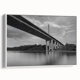 Vintage poster art of Delaware scenery on extra large framed canvas with colorful accents, ideal for living room decor.