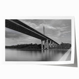 Delaware landscape scene on rolled canvas with soft green and blue tones, suitable as art wall dining room decor.