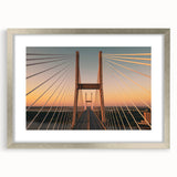 Textured art print of Savannah scenery in muted earth tones, framed in silver, suitable for bedroom decor.