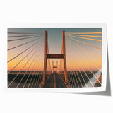 Extra large rolled print of Savannah, Georgia, featuring vibrant floral elements in pastel shades.