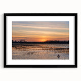 Abstract art print depicting vibrant, colorful Louisiana scenery on a textured, extra large canvas.