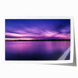 Rolled print of New Jersey scenery with soft floral motifs in pastel colors, ideal for art wall dining room.