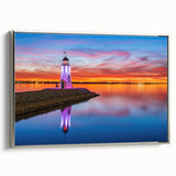 Landscape art painting of Oklahoma scenery on a framed canvas.