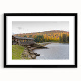 Extra large abstract art print of colorful, textured scenery, framed in black, ideal for living room decor.