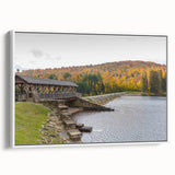 Vintage poster art of Pennsylvania scenery on a framed canvas, featuring a colorful design ideal for living room decor.