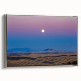 Landscape art painting of the Palouse region on a framed canvas.
