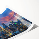 Extra large wall art featuring line art flowers in subtle hues on a rolled print, suitable for large living room decor.