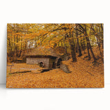 Black and white stretched canvas of West Virginia scenery, ideal for kitchen wall art.