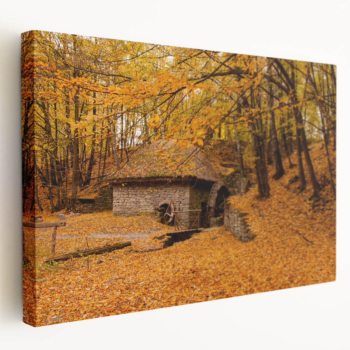 Large canvas depicting a vibrant West Virginia landscape, ideal for kitchen wall art.
