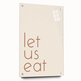 Large abstract wall art depicting fall season in vibrant orange and yellow tones on acrylic glass.