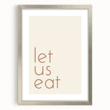 Textured abstract art print in warm autumn hues on a silver-framed canvas, ideal for bedroom decor.