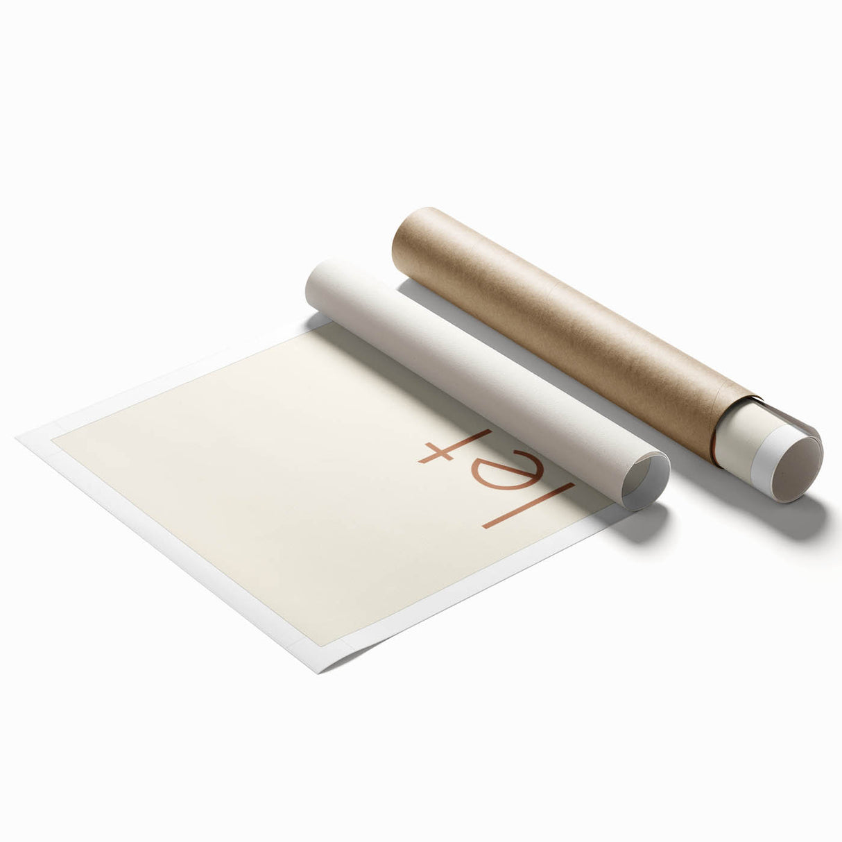 Extra large rolled print featuring a fall-themed floral art in warm tones.