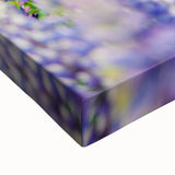 Black and white landscape painting of spring on a large stretched canvas, suitable for bedroom wall art.