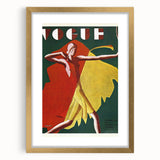 Vogue Canvas Art - Bold 1920s Art Deco Fashion Illustration Print