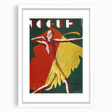 Vogue Canvas Art - Bold 1920s Art Deco Fashion Illustration Print