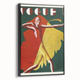 Vogue Canvas Art - Bold 1920s Art Deco Fashion Illustration Print