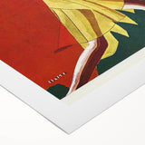 Vogue Canvas Art - Bold 1920s Art Deco Fashion Illustration Print