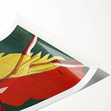 Vogue Canvas Art - Bold 1920s Art Deco Fashion Illustration Print