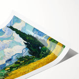 Extra large rolled canvas featuring line art flowers in a minimalist style, ideal for large living room wall art.