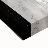 Monochrome Abstract Wall Art – Modern Geometric Dining Print