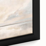 Close-up of framed abstract landscape wall art showcasing vibrant colors and intricate textures, perfect for modern home decor accents and artistic expression.