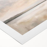 Abstract landscape wall art on rolled canvas, showcasing vibrant colors and fluid shapes, ideal for modern home decor. Packaged securely in a cardboard tube for safe shipping.