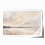 Abstract landscape wall art print showcasing vibrant colors and fluid shapes, rolled and ready for framing, perfect for modern home decor.