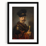 Baroque Art - Majestic Portrait with Ornate Details