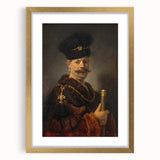 Baroque Art - Majestic Portrait with Ornate Details