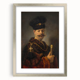 Baroque Art - Majestic Portrait with Ornate Details