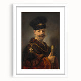 Baroque Art - Majestic Portrait with Ornate Details
