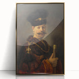 Baroque Art - Majestic Portrait with Ornate Details