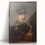 Baroque Art - Majestic Portrait with Ornate Details