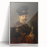 Baroque Art - Majestic Portrait with Ornate Details