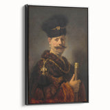 Baroque Art - Majestic Portrait with Ornate Details